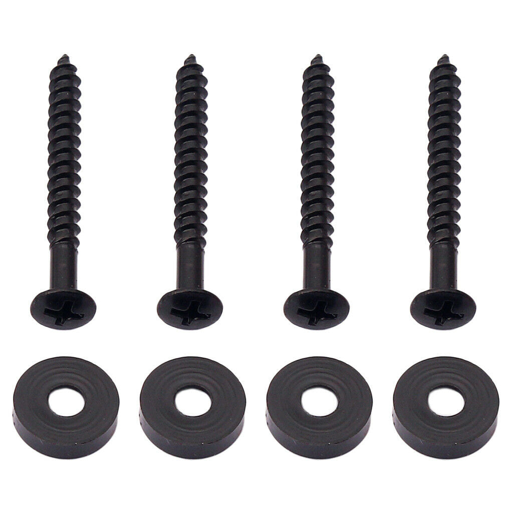 4Set   Neck   Joint   Bushings   And    - Electric   Guitar   Parts   Black