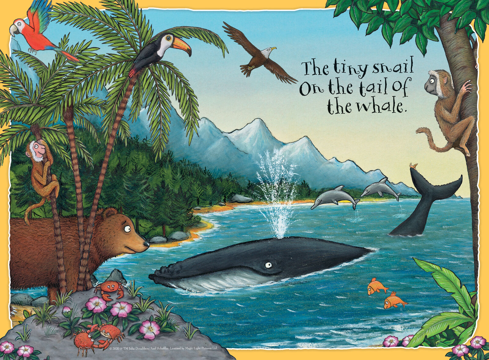 05113 Ravensburger The Snail & The Whale My First Floor Jigsaw Puzzle 16pc 24m+