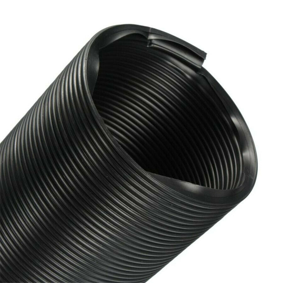 1m 80mm Black flexible cold air hose for car engines air filters induction kits