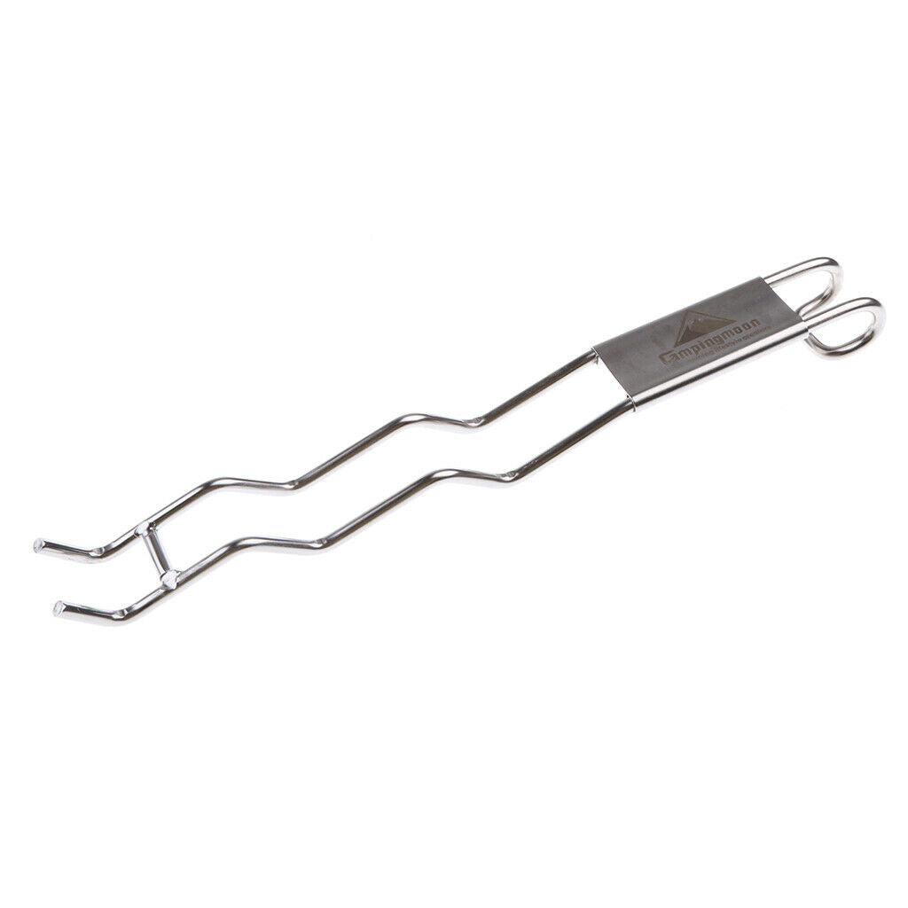 Outdoor Stainless Steel Barbecue Grid Lifter Gripper Anti Scald Grill Tools