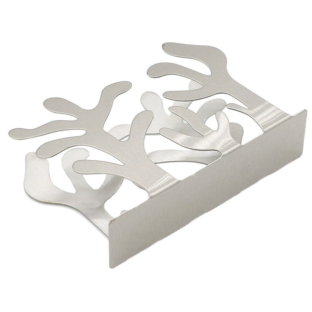 Stainless Steel Napkin Rack Box Dispenser Tissue Holder Plants Table Decora SJ