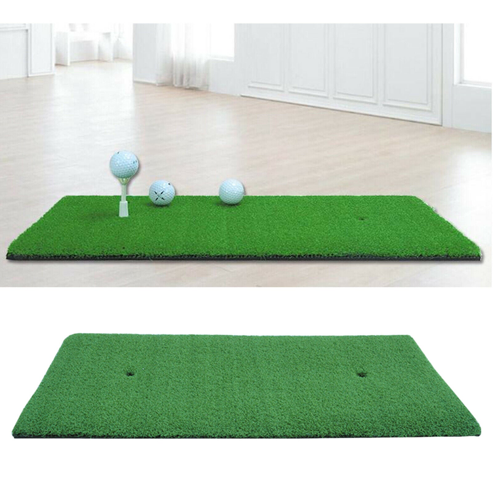 Golf Hitting Mat Portable Golf Grass Mat Driving Chipping Practice Training