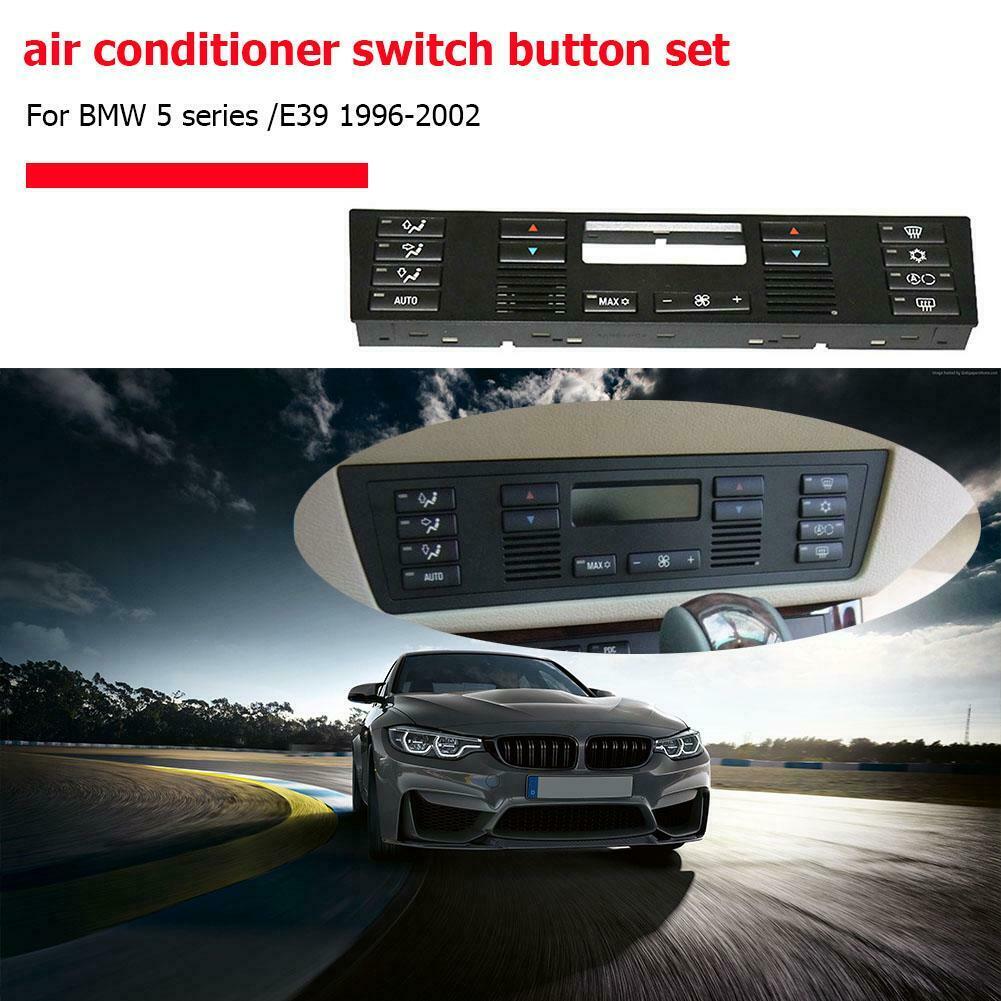 Car Climate Control Air Conditioning Switch Button Covers Caps for BMW E53 @