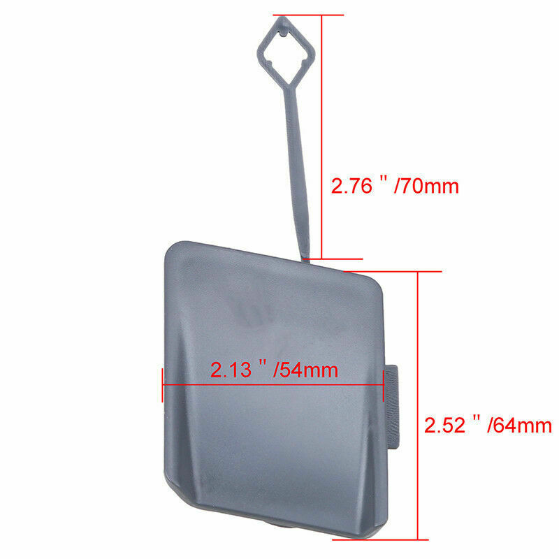 Bumper Tow Eye Hook Cover Grey for BMW 5-Series F10 F18 LCI(Facelift) 2014-2017