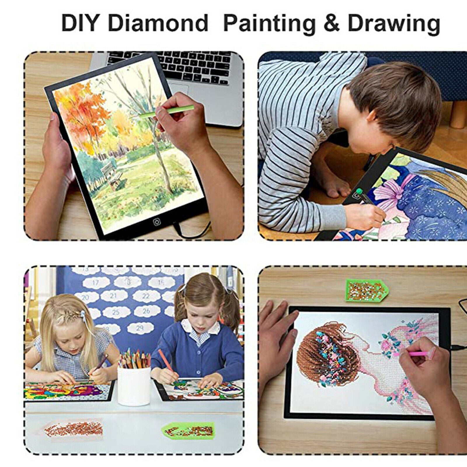 Diamond Painting Tools and Accessories with 28 Slots Diamond Painting Craft