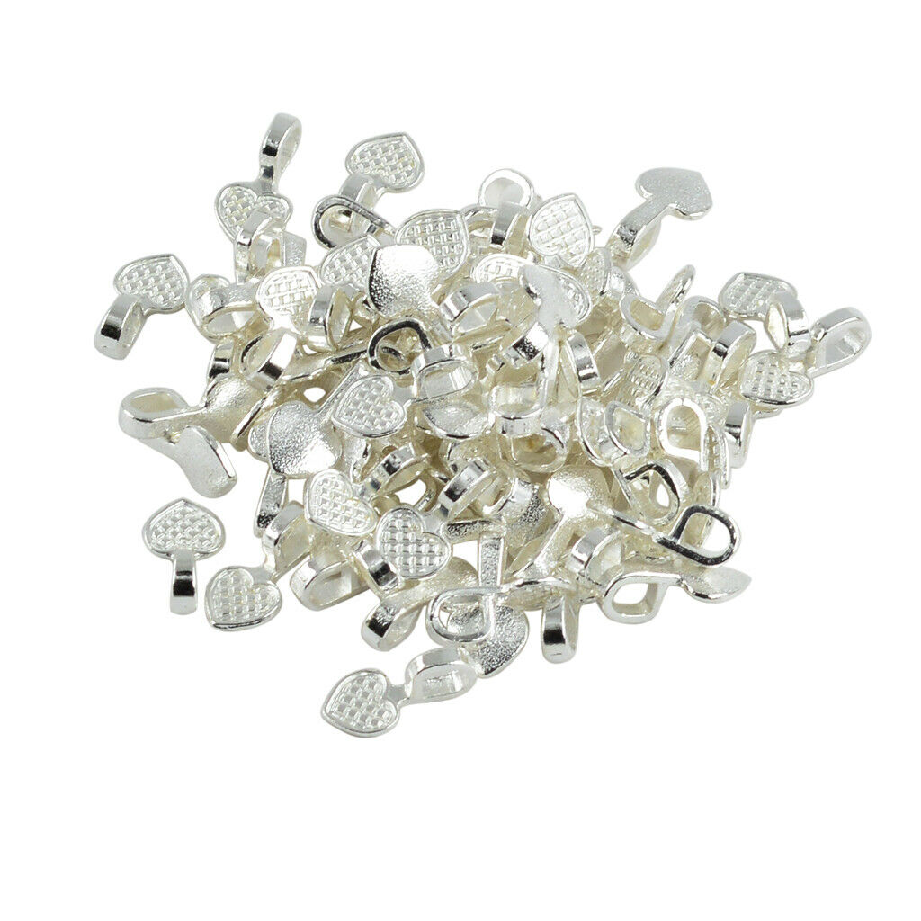 100pcs Pendants Blanks DIY Necklace Setting Base Jewelry Making Findings
