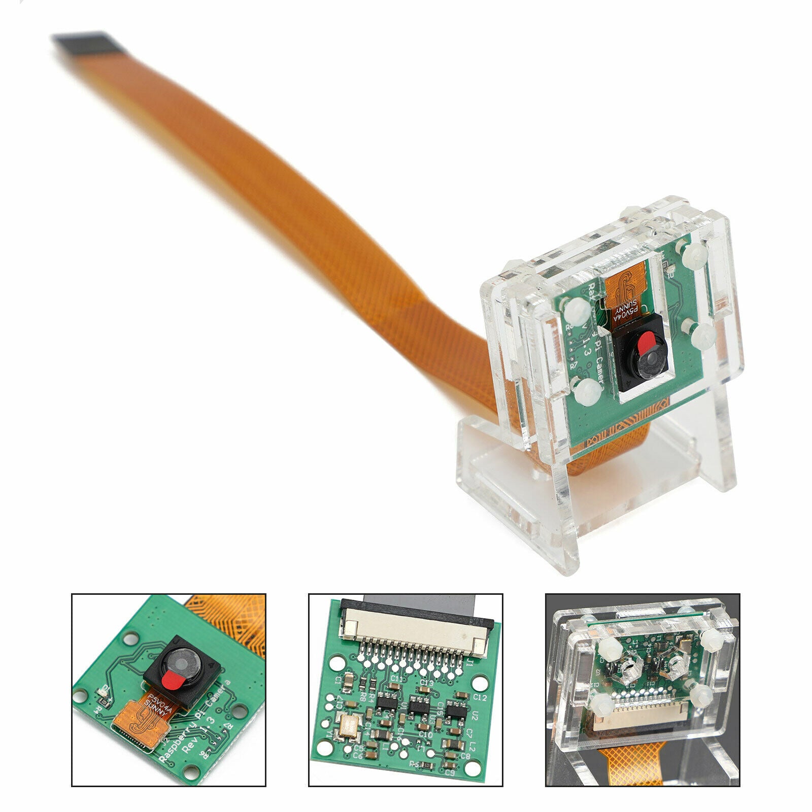 5Mp Camera Module Board 1080P Webcam Video For Raspberry Pi 4/3B +/ 3B/2B/Zero
