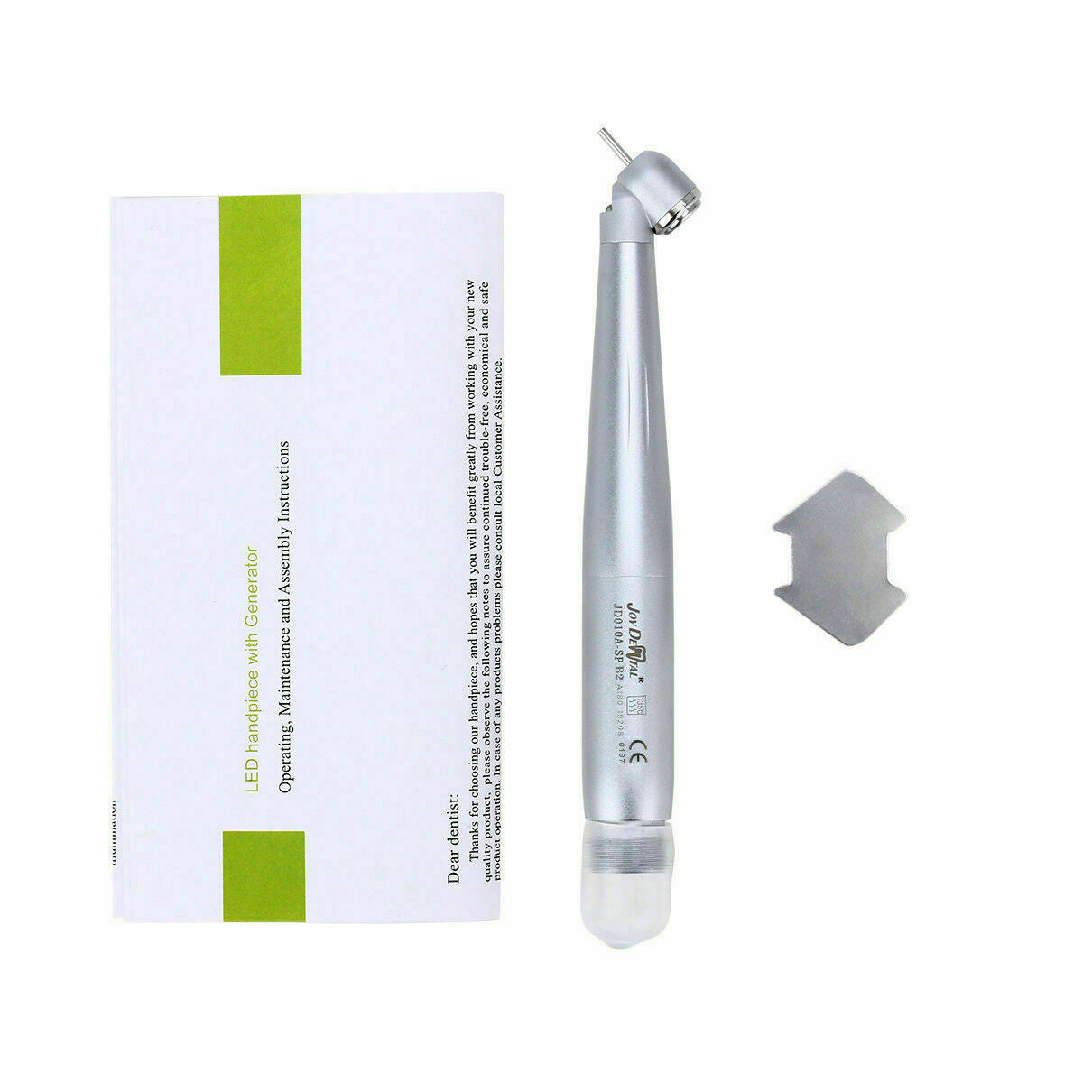 Dental 45° Degree E-generator LED Standard Head High Speed Handpiece Push 2Hole