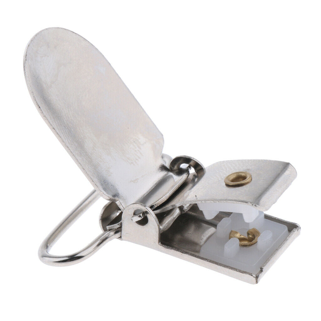 25Pcs Pacifier Suspender Holder Clip Strap Clips DIY Sewing Craft - Loop 15mm