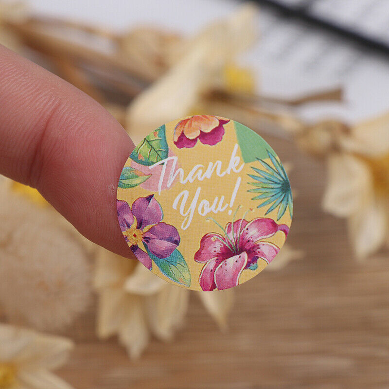 500Pcs/roll Animal flower Stickers for seal label scrapbooking Stationery.l8