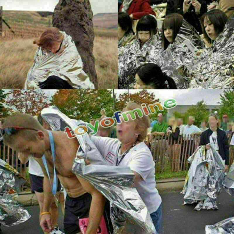 Space Blankets Thermal Thermo Emergency Survival Camping Rescue First Aid