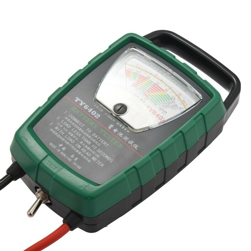 Ty6402 500A 2V 6V 12V Automotive/Car Battery Tester/Alternator/Cranking Check D2