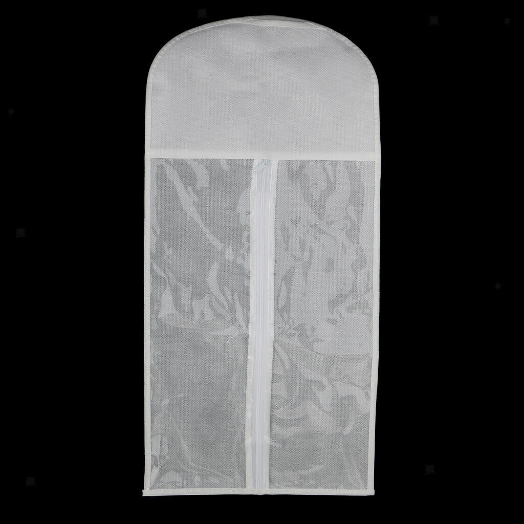 White Hair Extensions Storage Carrier Bag Holder Protector Pouch With Hanger for