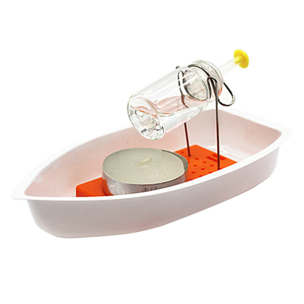 DIY Steam Boat Science Kit Kids Learning Experiment School Aids Supplies