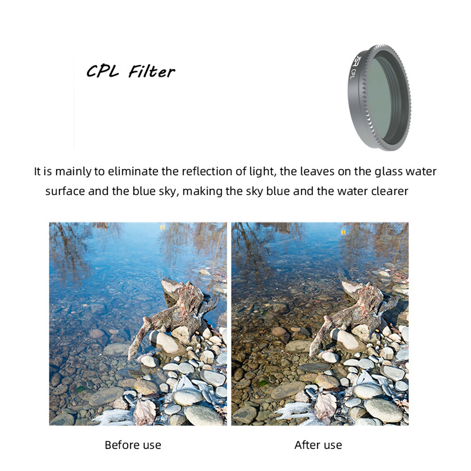 4 Pieces Lens Filters ND8 ND16 ND32 ND64 Replaces for Insta360 GO 2 Durable