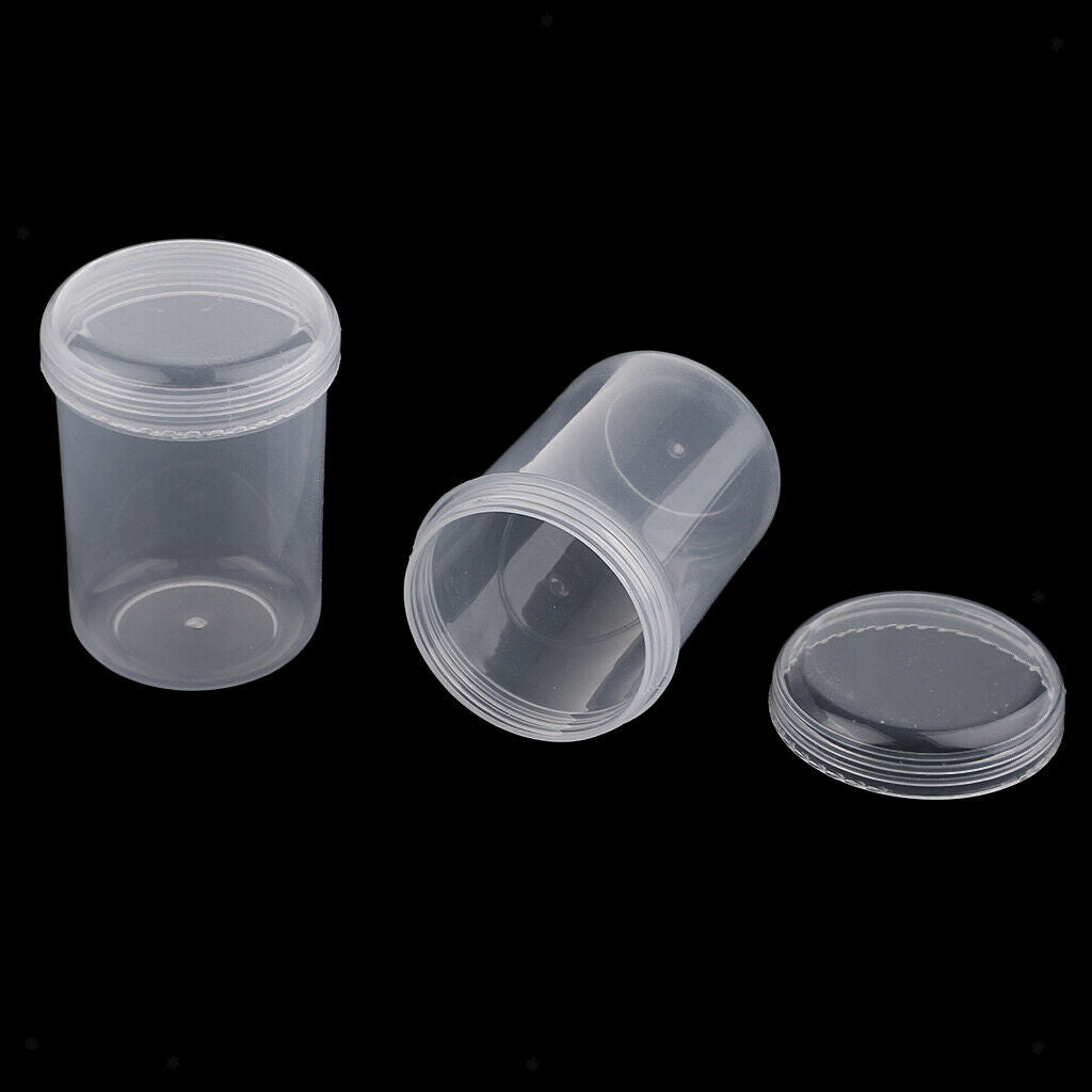 18x packaged transparent plastic storage containers for packaging