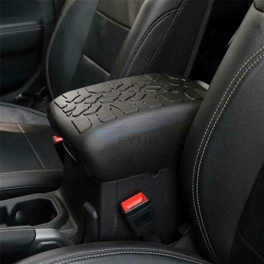 1 Piece Set For Wrangler JL JT 2018-2020 Rubber Black Car Central Armrest Cover