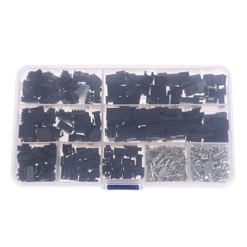 480Pcs SM2.54-2P/3P/4P Dupon Terminal Male/Female Wire Connector Cable Plug  WF