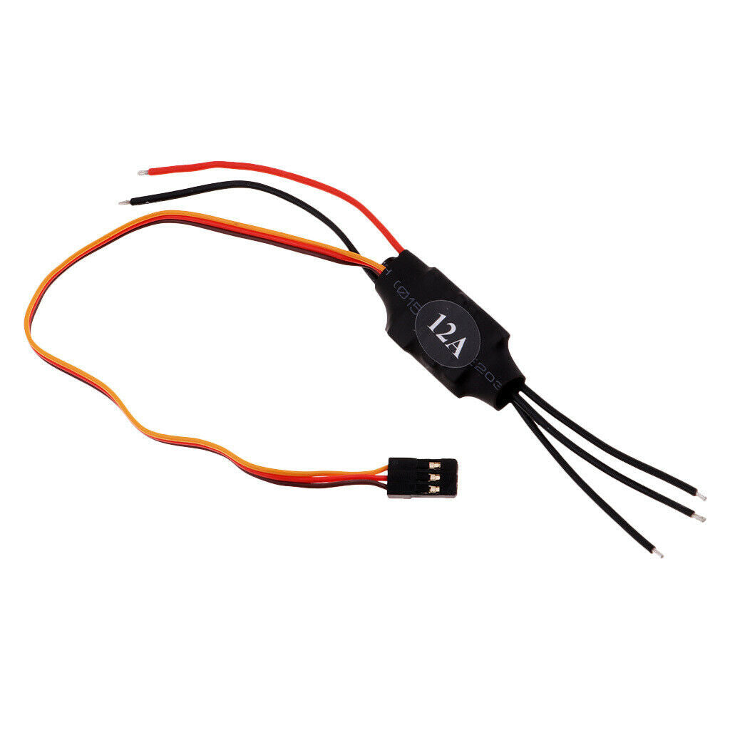 2pcs 12A Brushless ESC Electric Speed Controller for Airplane