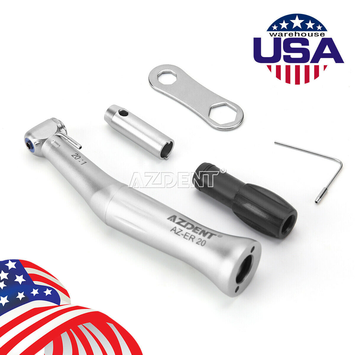 Implant 20:1 Contra Angle Low Speed Handpiece Dental Fit NSK Aseptico AZDENT HOT