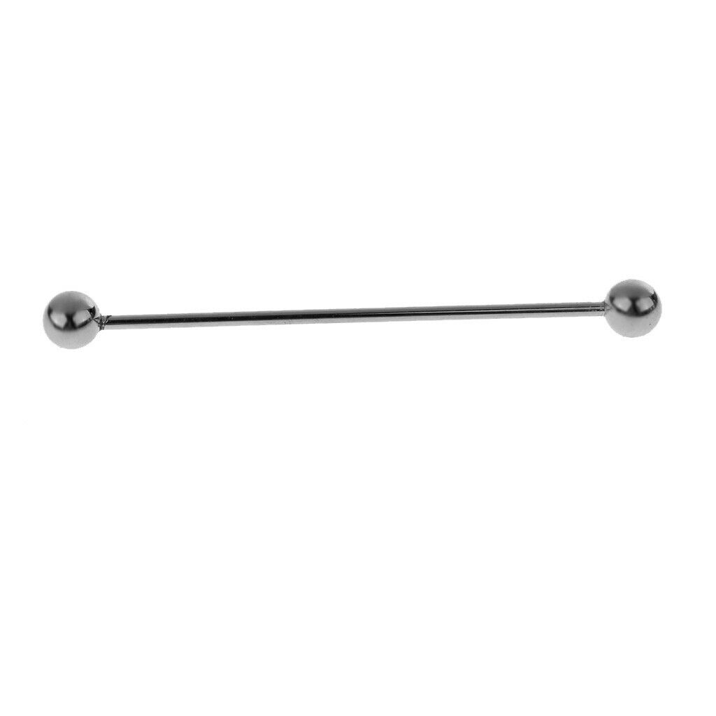2 Pcs Copper Tie Clip Bar Clasp Cravat Pin Skinny Collar Brooch Costume Pins