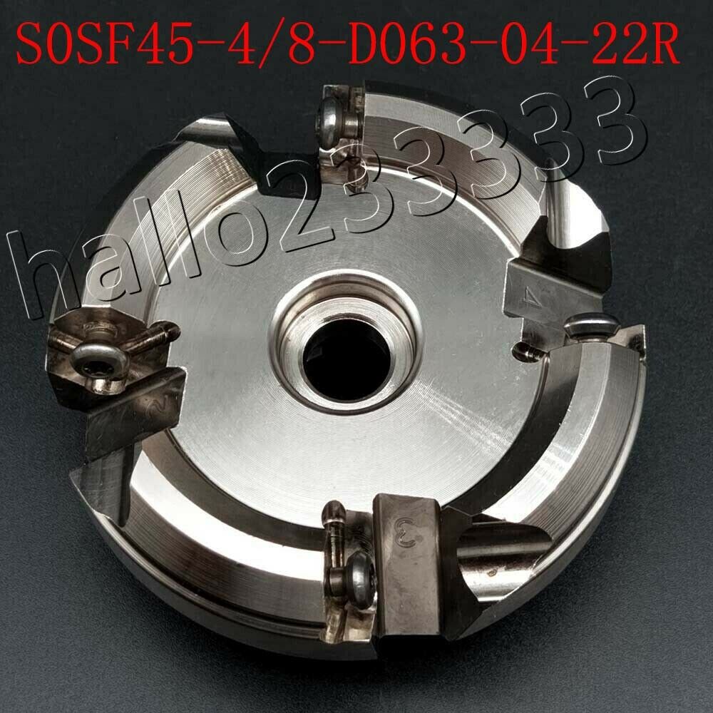 Φ63-22 4F Indexable face milling cutter Rough End Mills for SNMU150515 ONMU0505