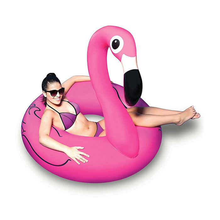 Buoy Inflatable Giant Animal Shaped Flamingo Pink for Sea Swimming Pool Lake New