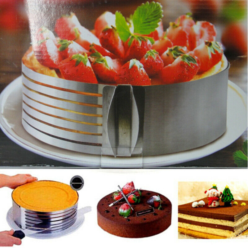 Adjustable Cake Cutter Slicer Mold Round Shape Bread Cake Slicer Cutting KitBDA