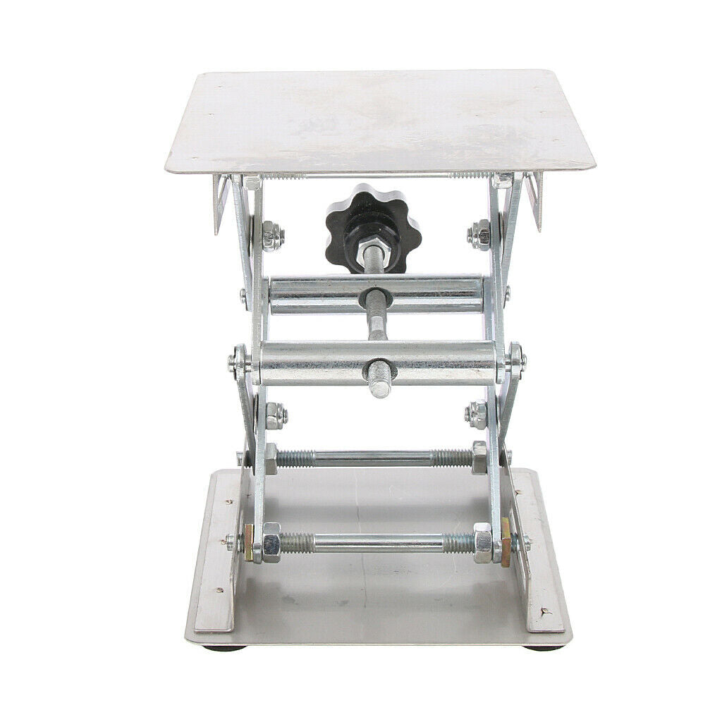 3 Sizes available Stainless Steel Laboratory Jack Platform Stand  10x10cm