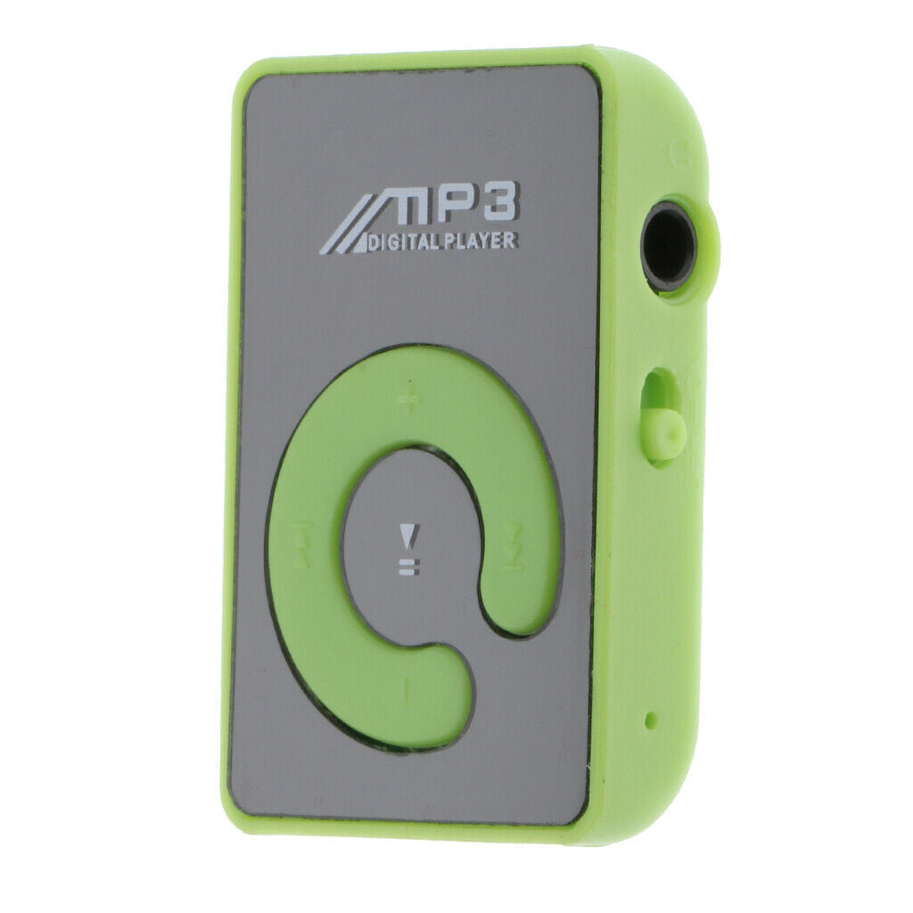 Fashion Mirror Clip MP3 Music Player SD TF Interface for Sports Music Lovers