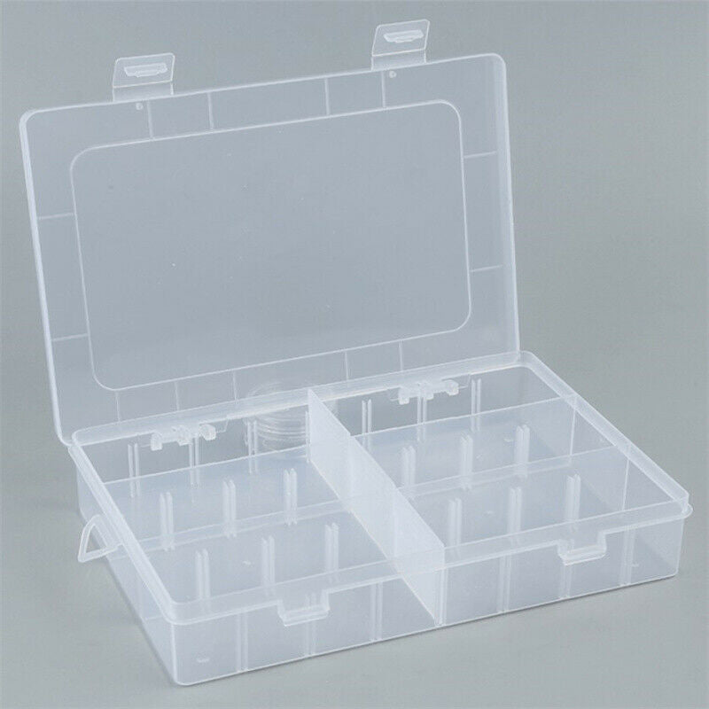 Plastic box Container Screw Case Jewelry Earring Display plastic storage box