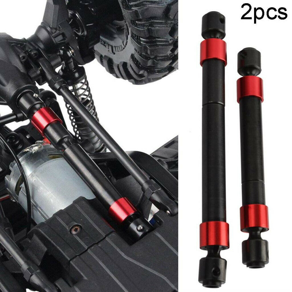1/10 Front Rear Universal Drive Shaft 2x for   -4 RC Rock Crawlers