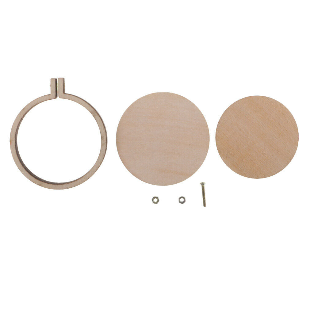 1pcs Mini Embroidery Hoops Wooden Cross Stitch Frame For Hand Stitching DIY