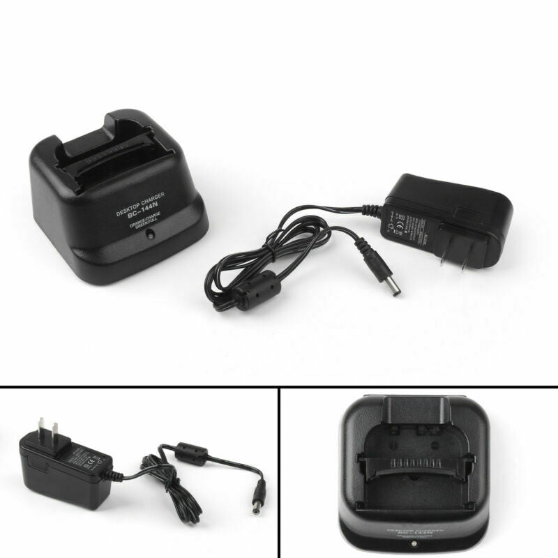 BC-144N Desktop Charger For ICOM IC-V8 V82 F11 F22 F26 IC35FI