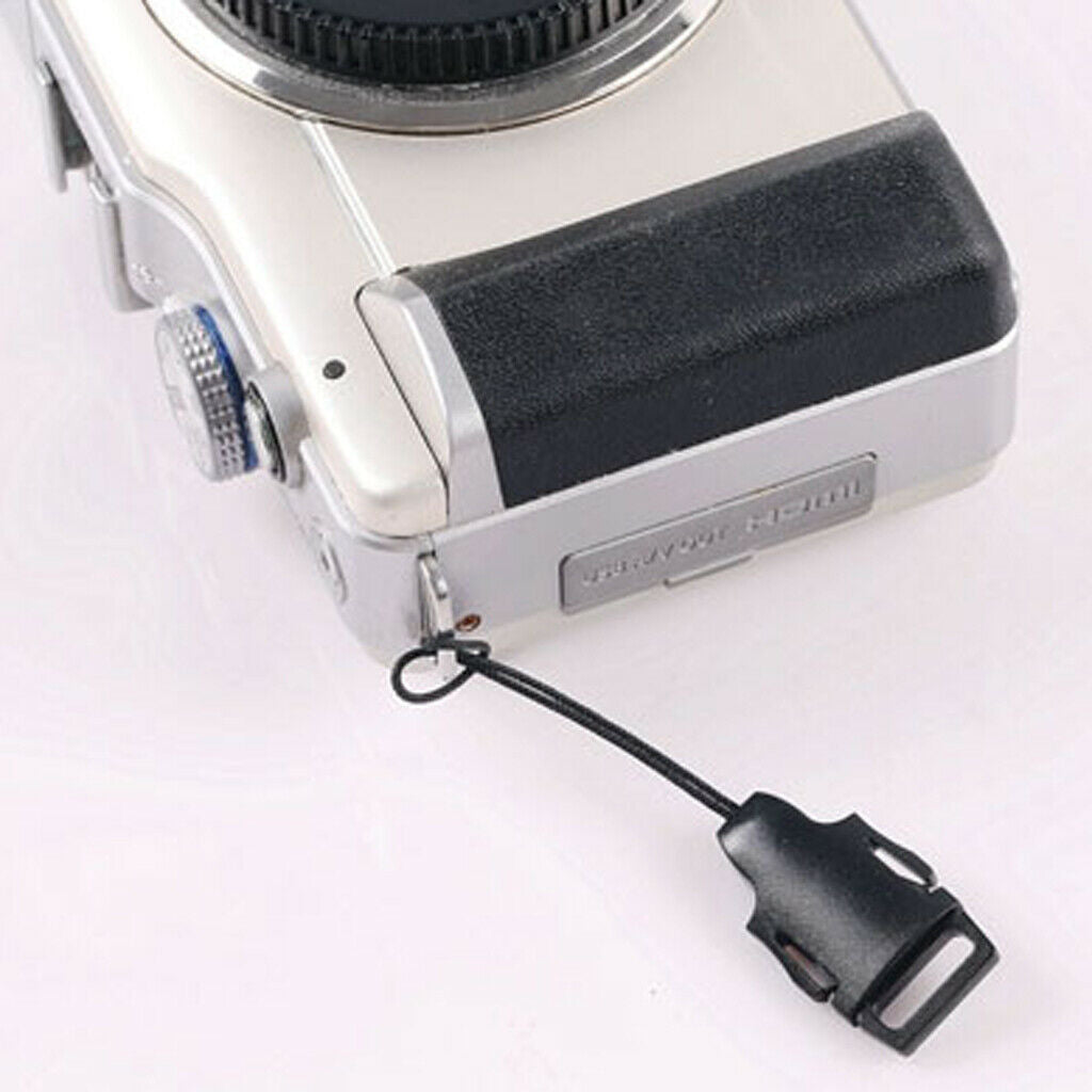 8Pieces Black Quick Release Buckle Kit Neck Strap Camera Eyelet Sling Belt