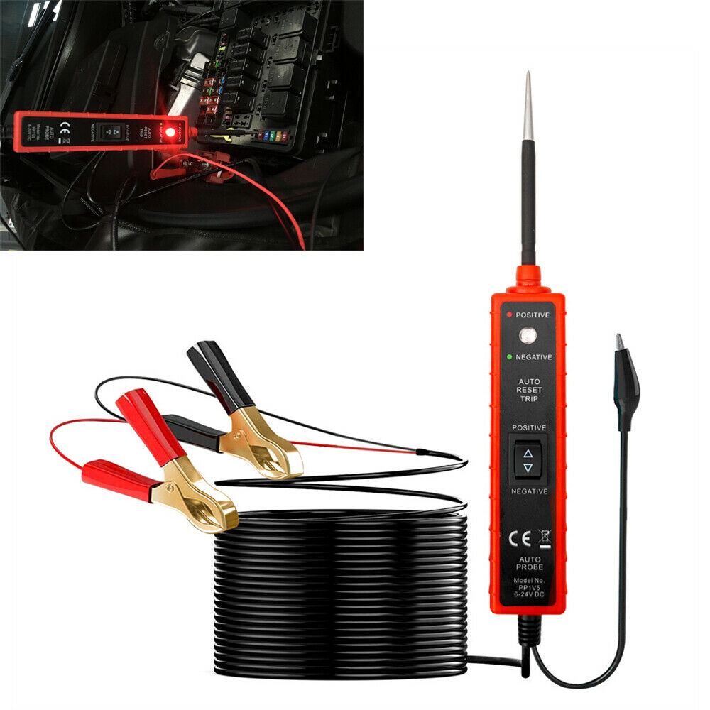 4 Meters Vehicle Power Circuit Electrical Tester + Short-circuit Protection Tool