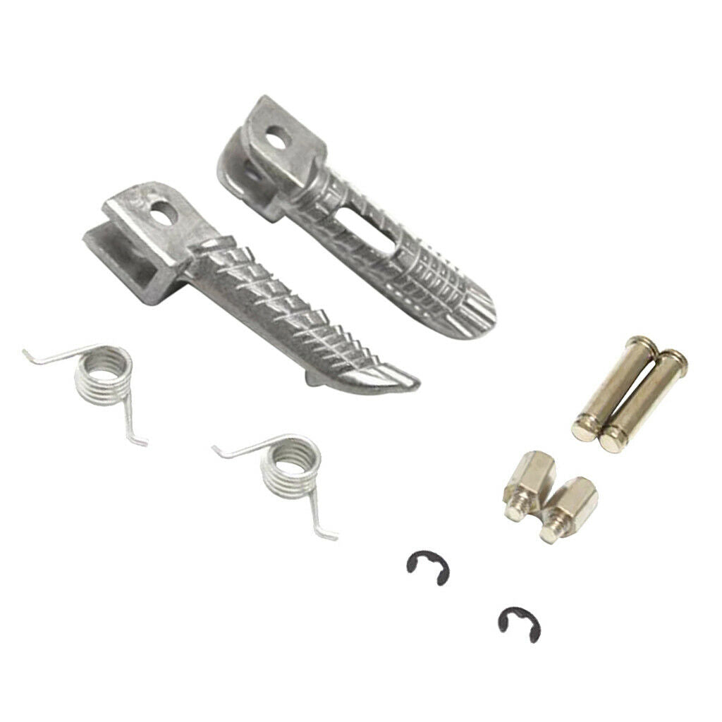 2PCS Aluminum Front & Rear Foot Pegs for Suzuki GSXR 600/750/1000 2001-2014