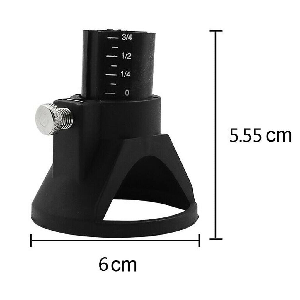 Woodworking Rotary Multi Tool Cutting Guide Attachment Router Drill Bit High