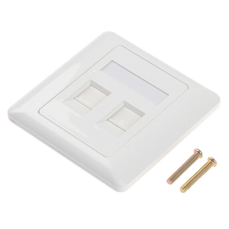 86 Type Computer Socket Panel RJ45 Cable Interface Outlet Wall Sock.l8