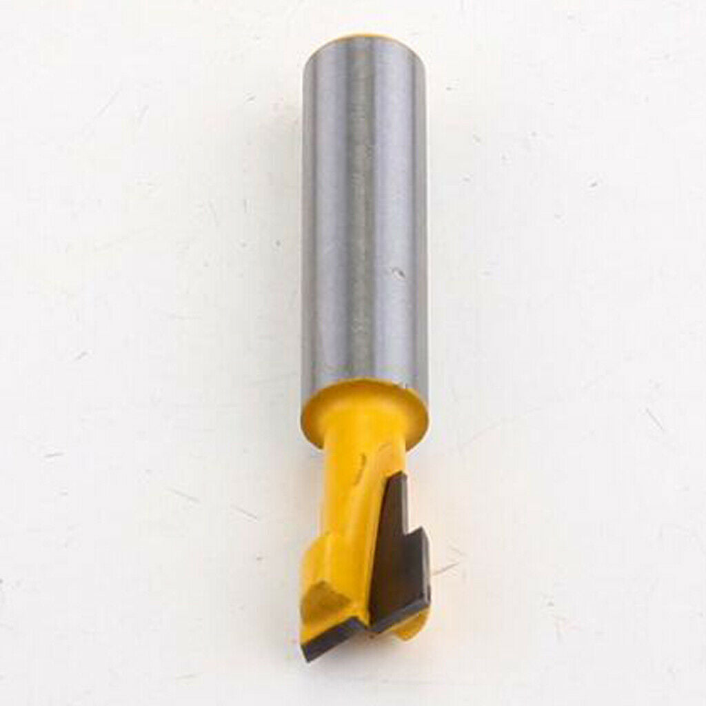 2Pcs Cutter Router Bit for 1/4" Hex  8mm Shank Grooving Milling Cutter
