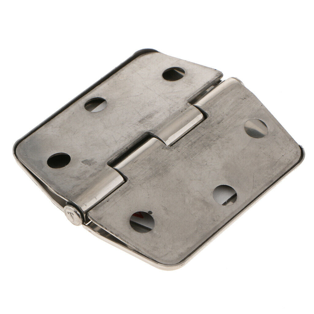 316 Stainless Steel Door Hinge with Cover Boat Door Hatch Compartment Hinge
