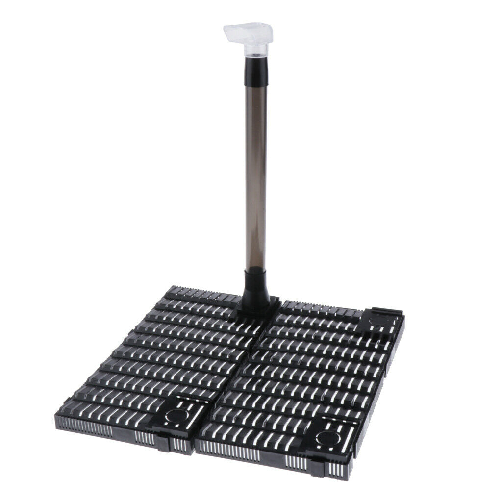 Fish Tank Plastic Filter Board Plate Aquarium Filteration System Board Black