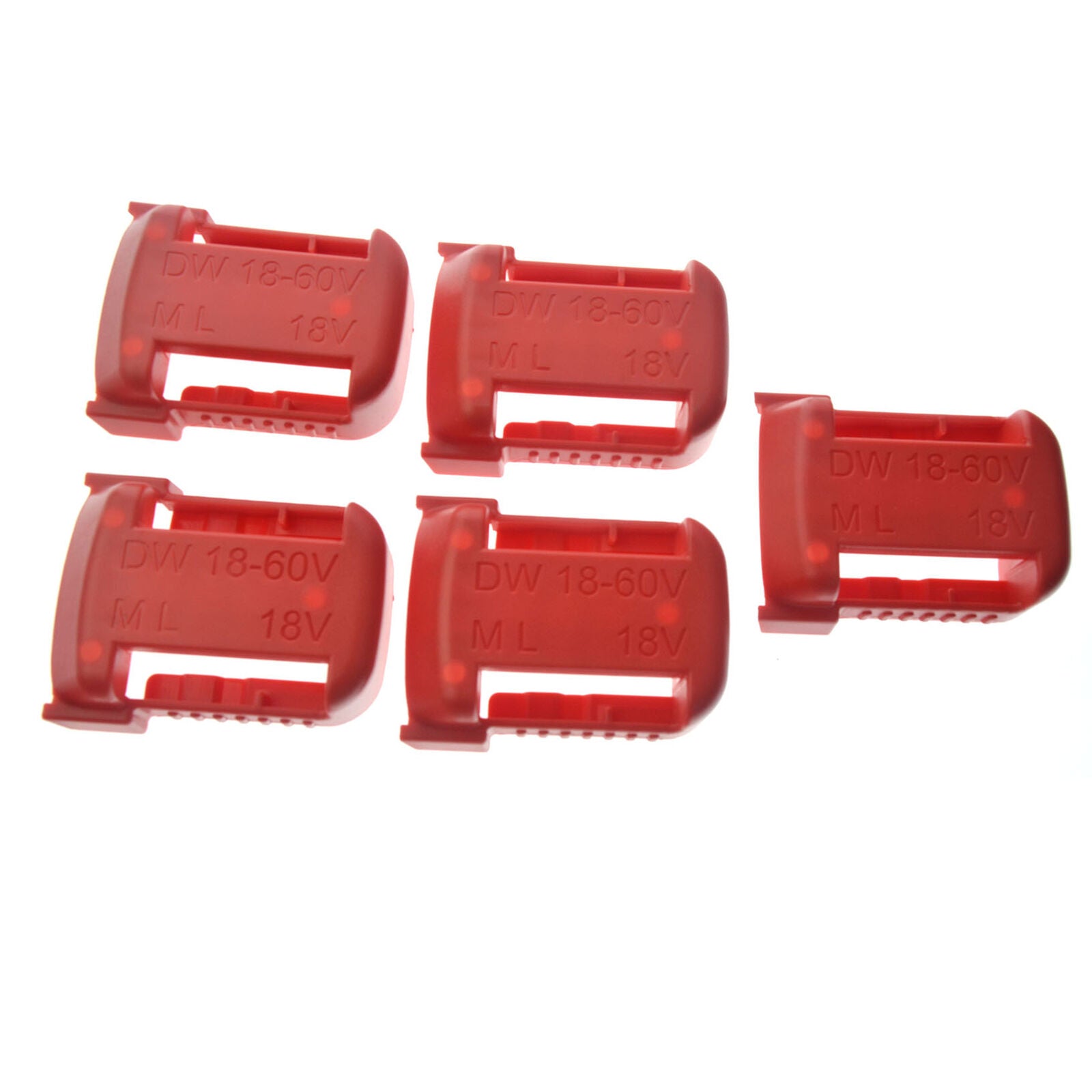 For MILWAUKEE M18 18V Red Battery Mounts Storage Holder Shelf Rack Stand Slot