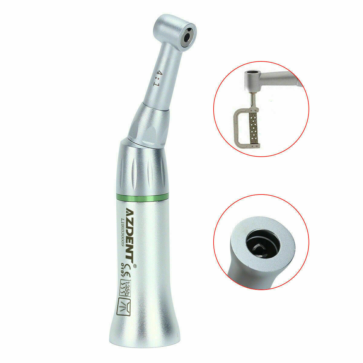 Dental Orthodontic 4:1 Reduction Interproximal Contra Angle Stripping Handpiece