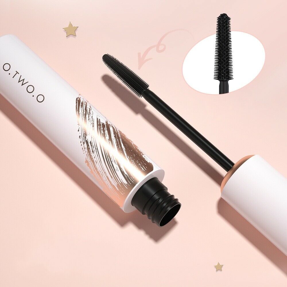 Mascara Black Long Curling Eyelash Eyes Cosmetics Waterproof Silk Fiber Mascara