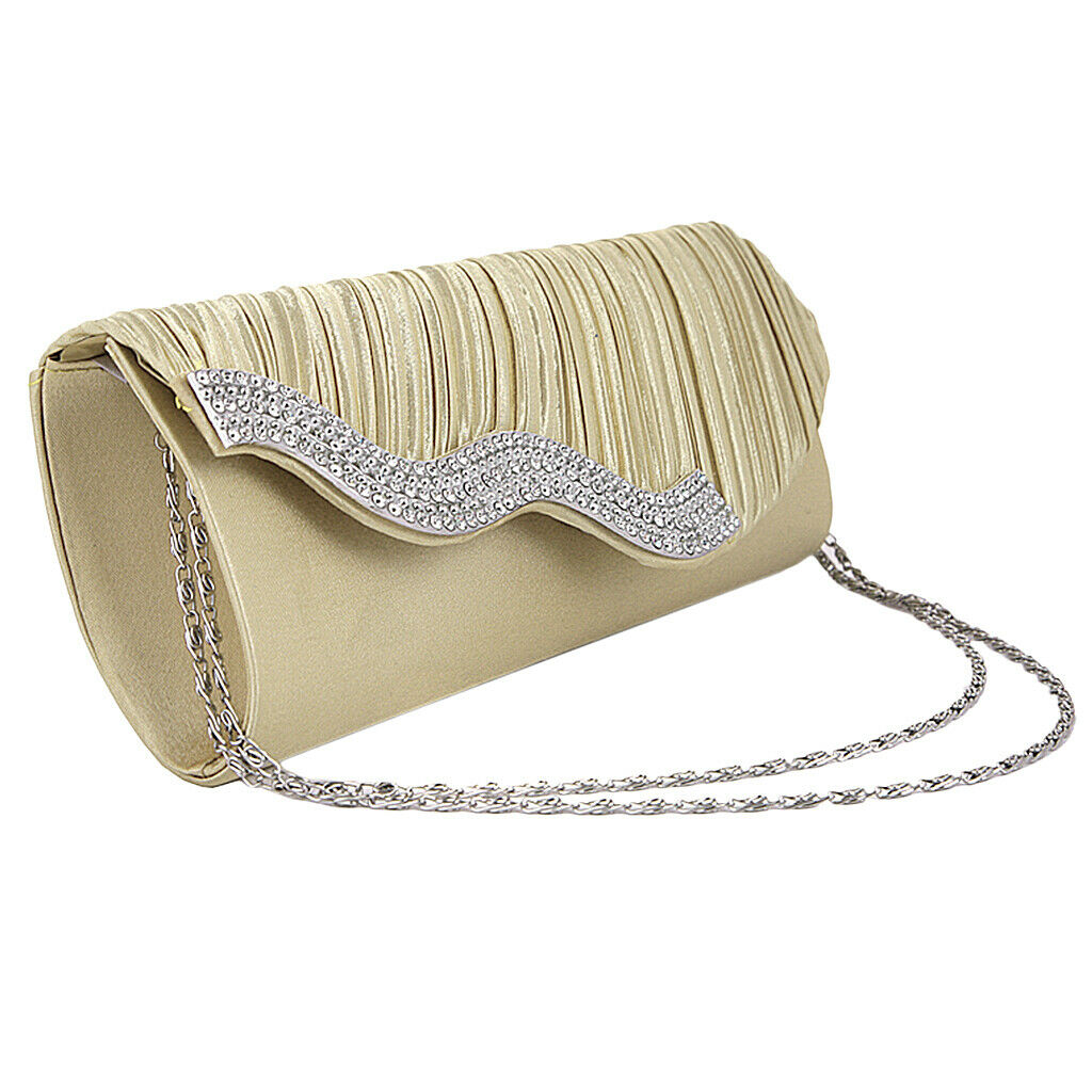 Lady   Shoulder   Clutch   Bag   Alloy   Rhinestone   Handbag   Wedding