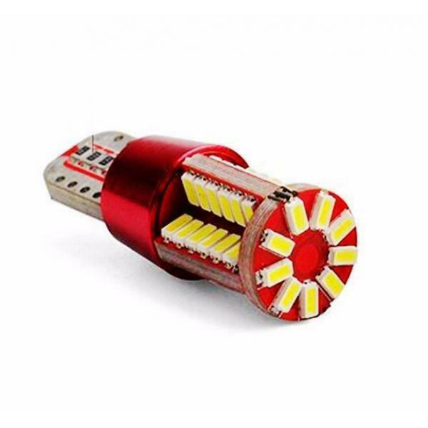 10pcs T10 Canbus Error Free 501 194 W5W Duct 3014 Car 57smd Side Bulb