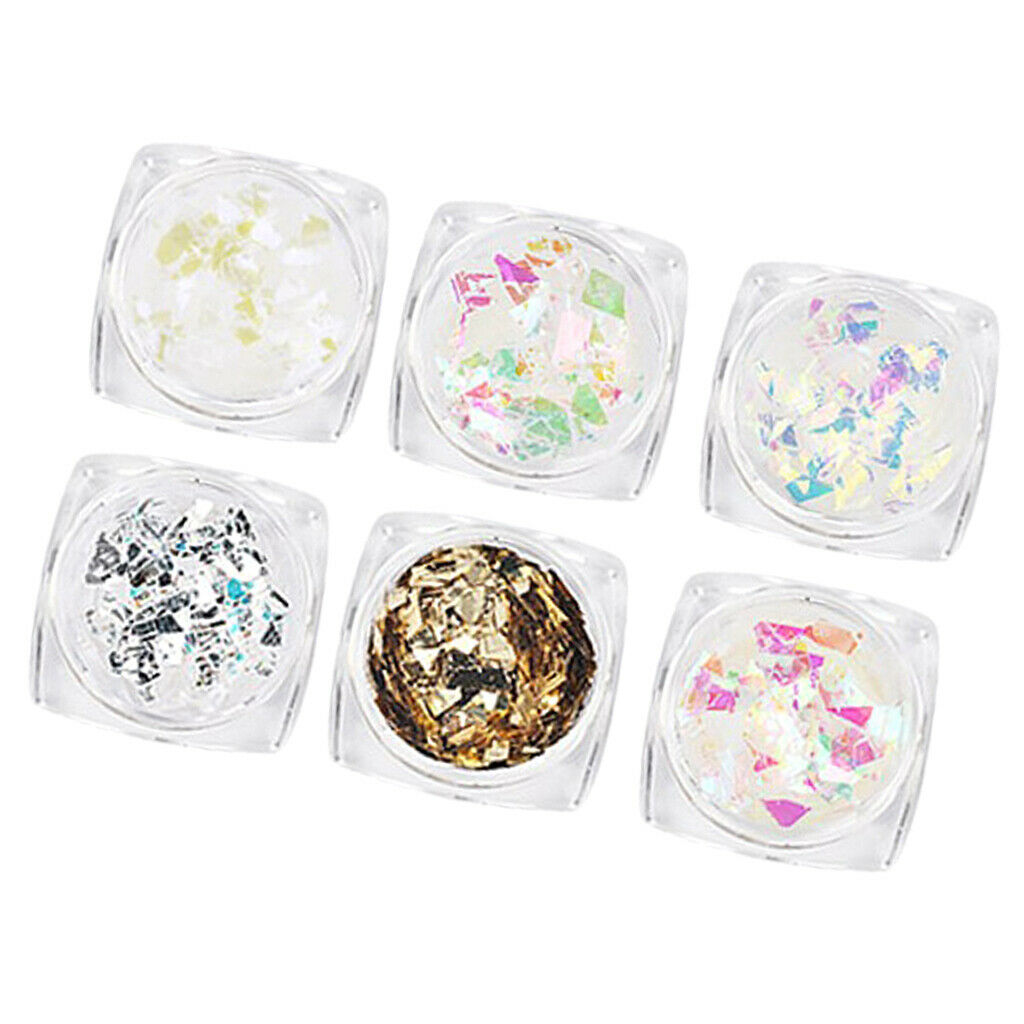 Candy Paper Flakes Nail Sequins Bling Glitter Set, Pack of 18 Boxes