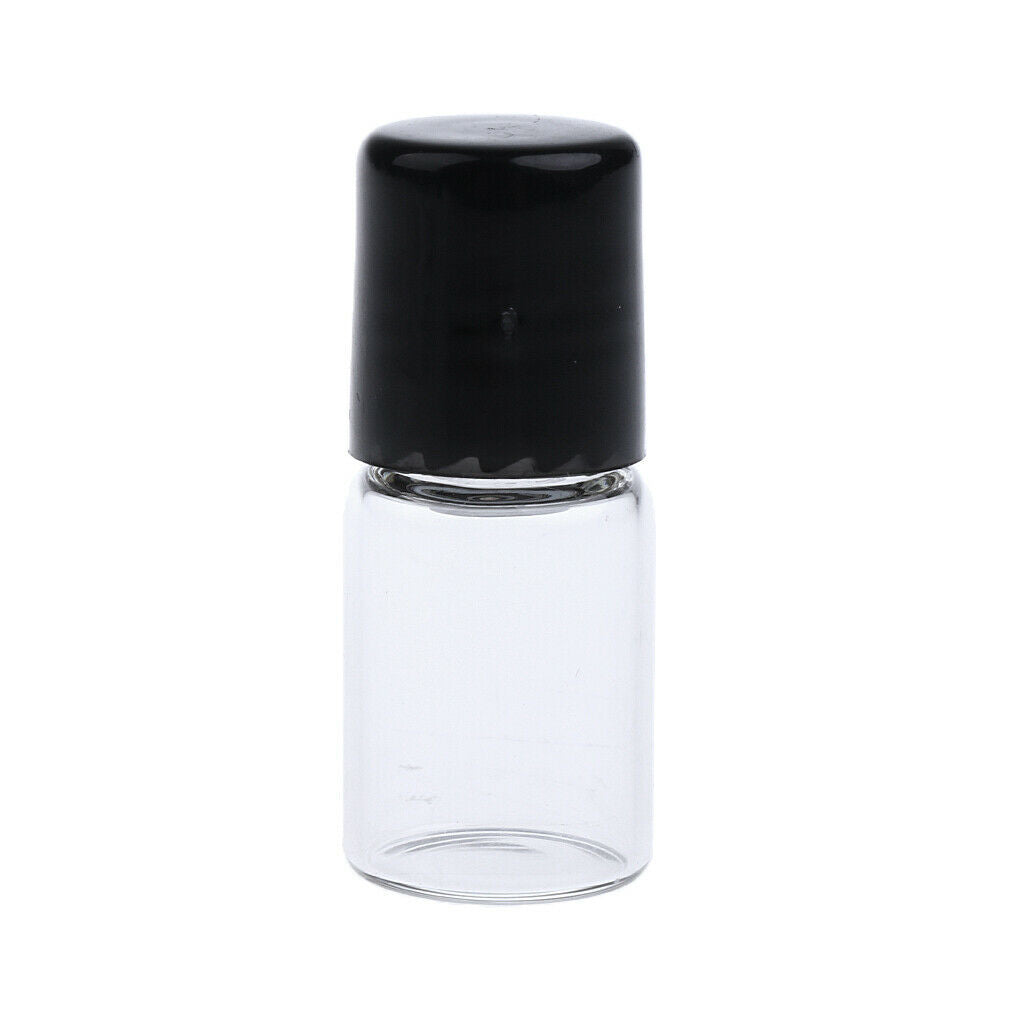 40 Pcs 1ml/2ml Glass Empty Roller Ball Essential Oil Aromatherapy Roll-on