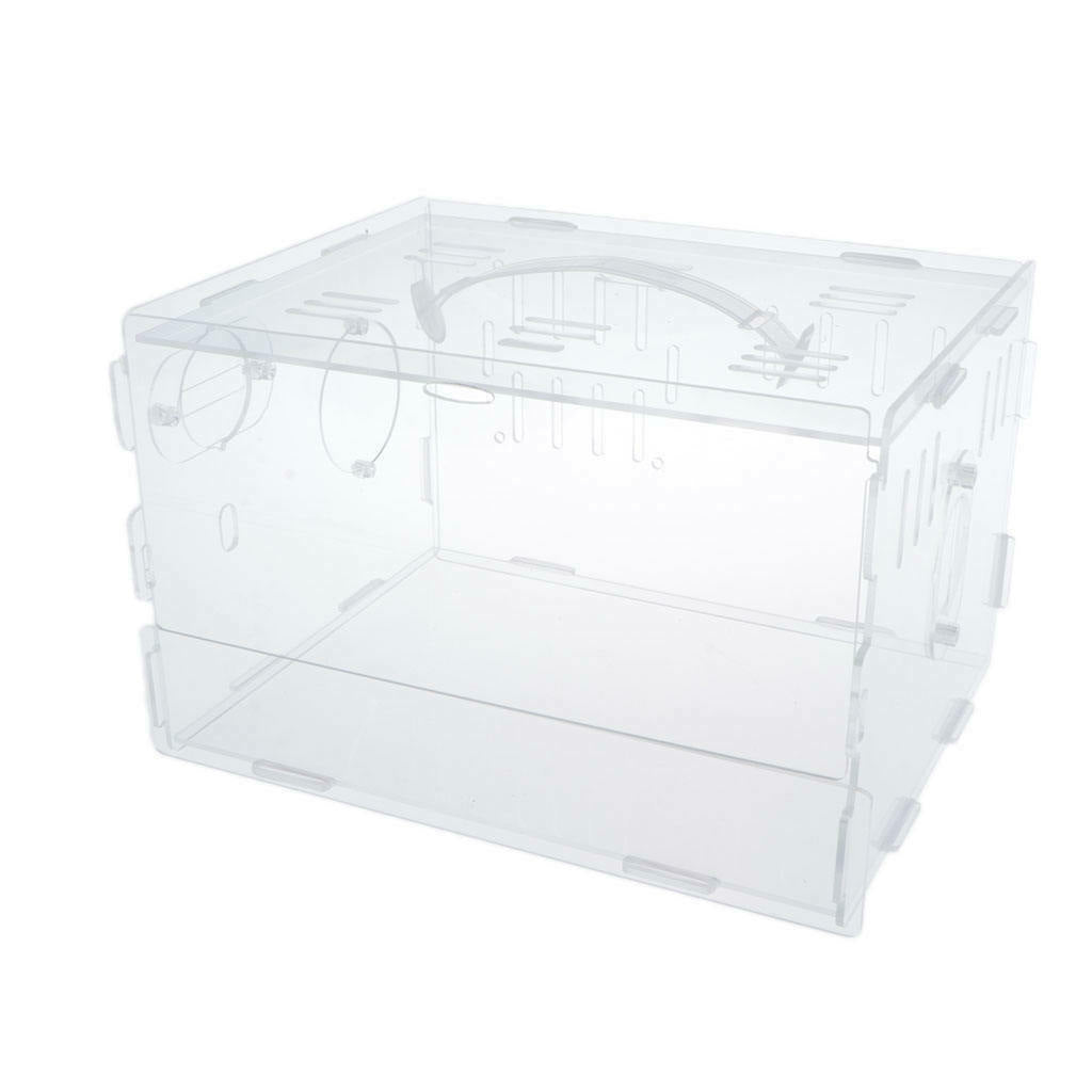 Acrylic Hamster House with Lid - single layer